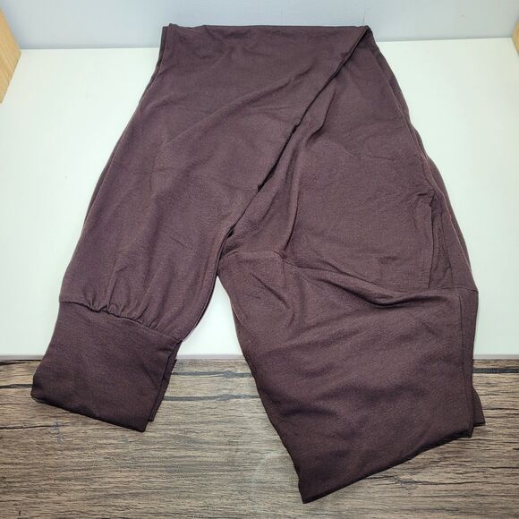 Liu & Qu Maternity Women's Casual Pants Stretchy Comfortable  Brown Size XL - Picture 3 of 8